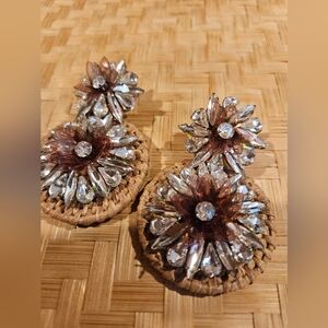 Mignonne Gavigan Cherie Drop Raffia Earrings